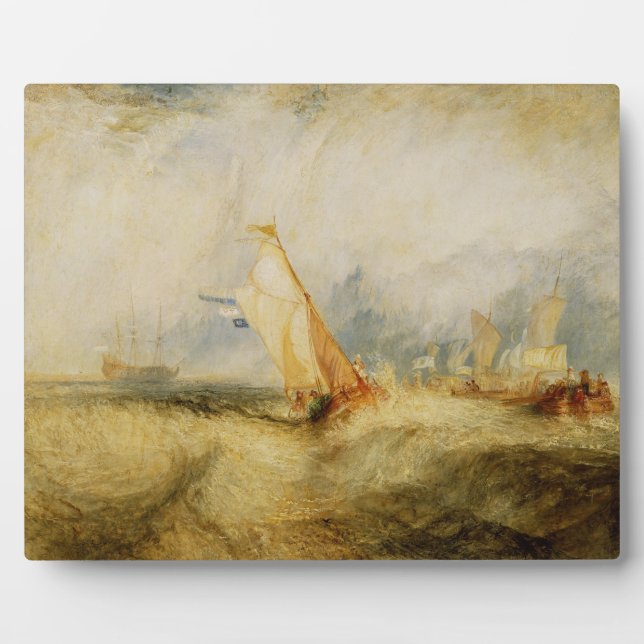 Joseph Mallord William Turner | Van Tromp Going Ab Plaque (Front)