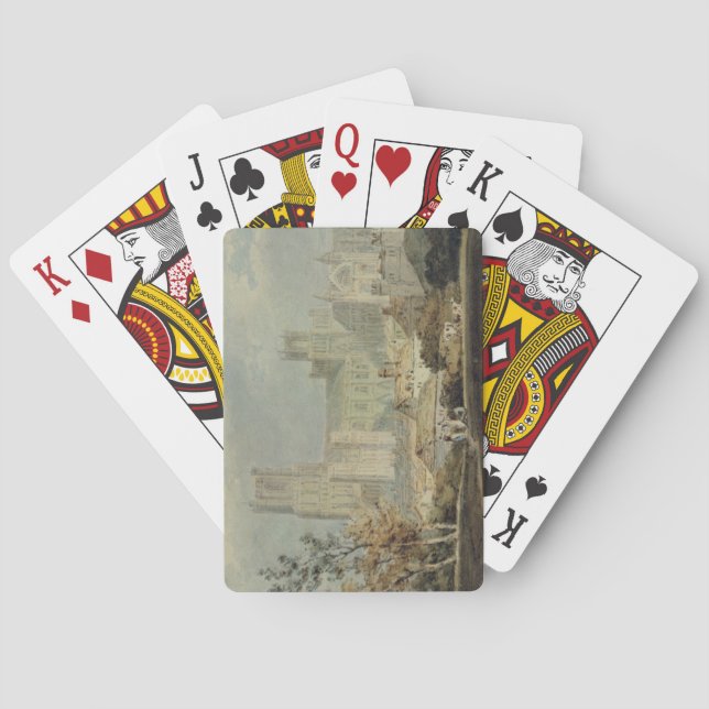 Joseph Mallord William Turner | View of Ely Cathed Poker Cards (Back)