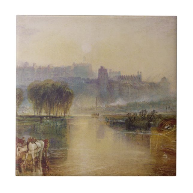 Joseph Mallord William Turner | Windsor Castle Ceramic Tile (Front)