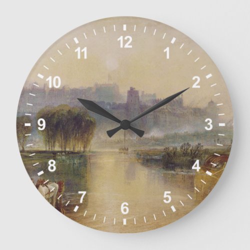Joseph Mallord William Turner  Windsor Castle Large Clock