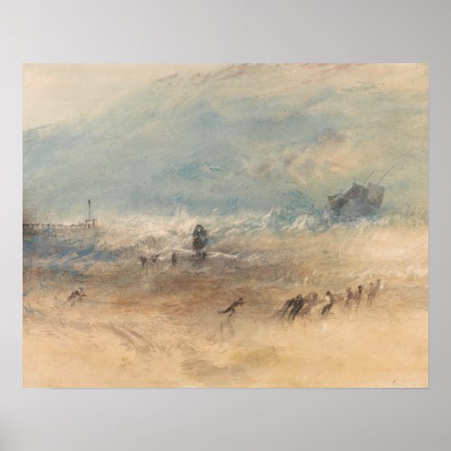 Joseph Mallord William Turner _ Yarmouth Sands Poster