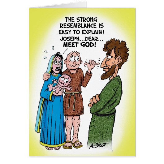 "...Joseph, meet God!" - Cards (Front)