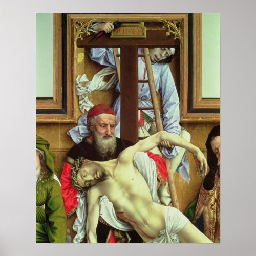 Joseph of Arimathea Supporting the Dead Christ Poster