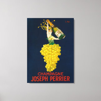 Joseph Perrier Champagne Promotional Poster Canvas Print