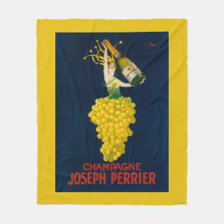 Joseph Perrier Champagne Promotional Poster Fleece Blanket