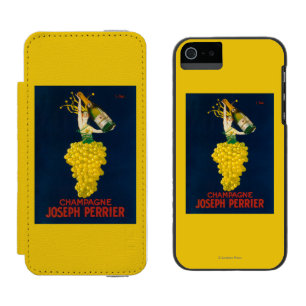 Joseph Perrier Champagne Promotional Poster Wallet Case For iPhone SE/5/5s