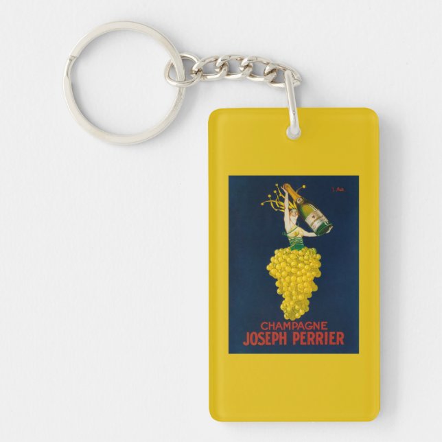Joseph Perrier Champagne Promotional Poster Keychain (Front)