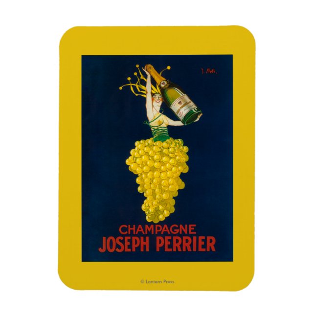 Joseph Perrier Champagne Promotional Poster Magnet (Vertical)