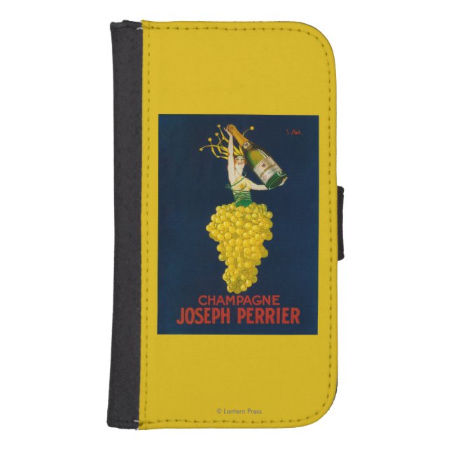 Joseph Perrier Champagne Promotional Poster Samsung Galaxy Wallet Case (Front)