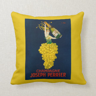 Joseph Perrier Champagne Promotional Poster Throw Pillow