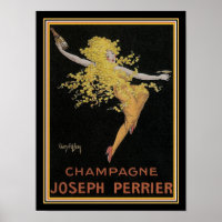 Joseph Perrier Champagne Vintage Ad 12x16