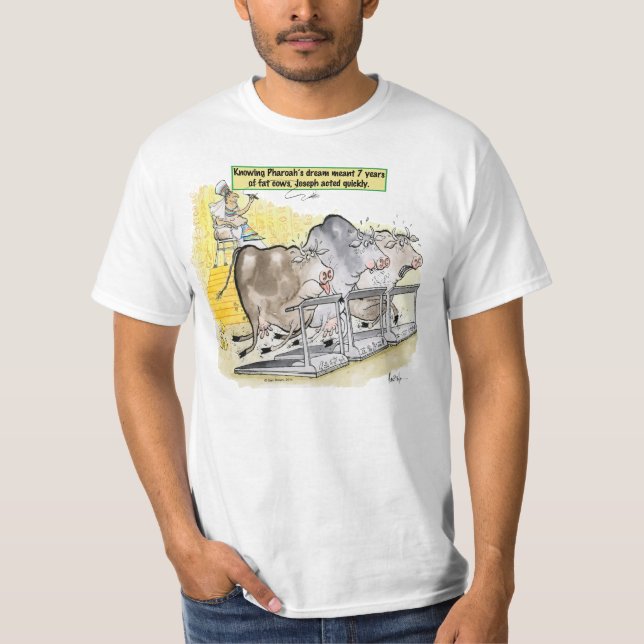 Joseph Pharaoh's Dream Fat Cows Tee Shirt (Front)