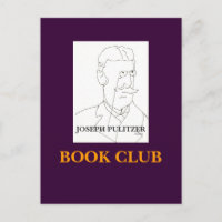 JOSEPH PULITZER, BOOK CLUB - POSTCARD