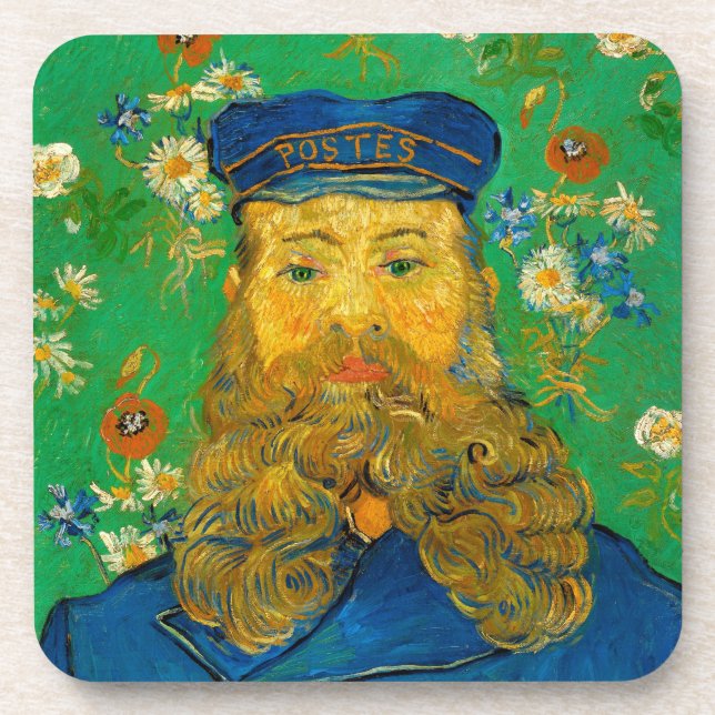 Joseph Roulin - Van Gogh - c1889 Beverage Coaster (Front)