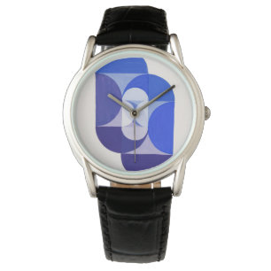 Joseph Schillinger Key Blue. Abstract geometric Watch