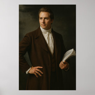 Joseph Smith Photographic Rendition™ #1 LDS Art Poster