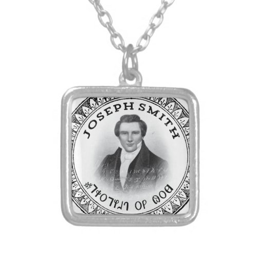 Joseph Smith THE Prophet of God Silver Plated Necklace