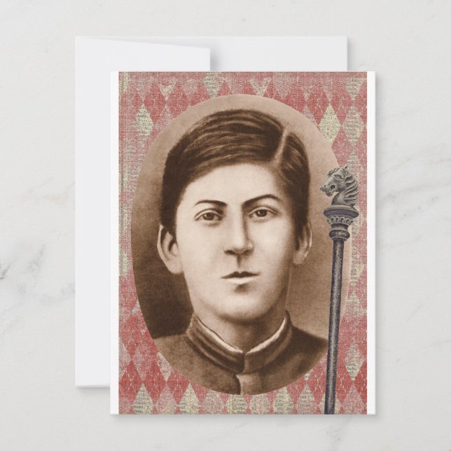 Joseph Stalin 14 years old Card (Front)