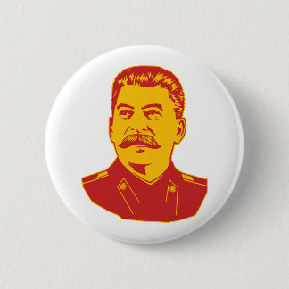 Joseph Stalin Portrait Button