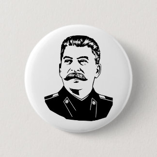 Joseph Stalin Portrait Button