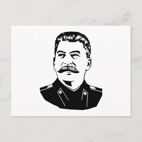 Joseph Stalin Portrait Postcard