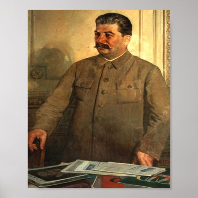 Joseph Stalin Portrait Poster (Front)