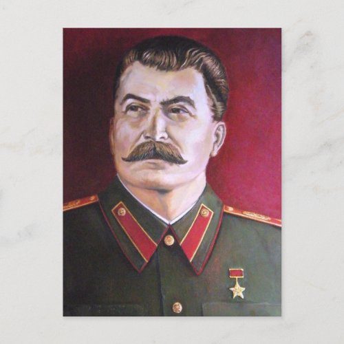 Joseph Stalin Postcard