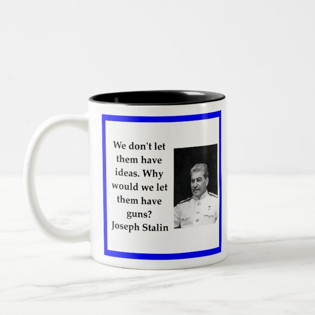 Joseph Stalin Two-Tone Coffee Mug (Left)