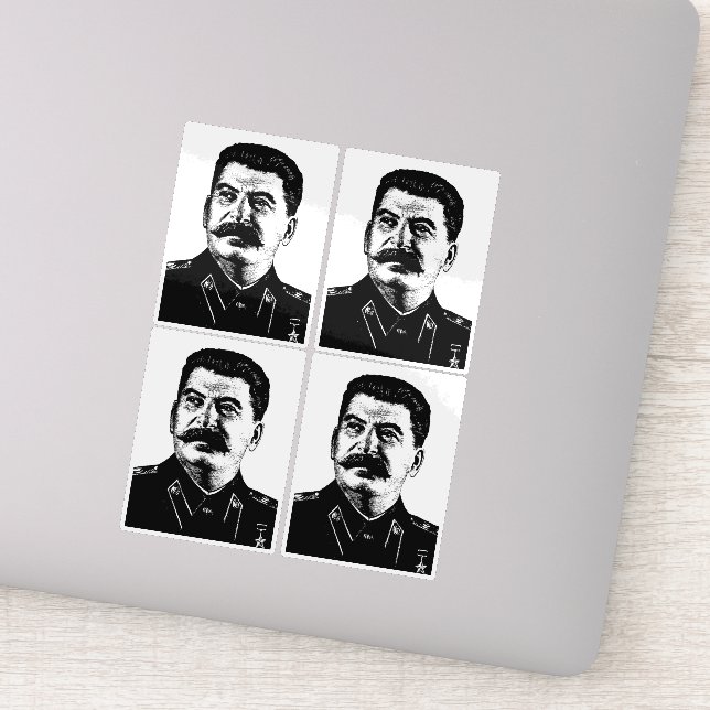 Joseph Stalin, USSR, CCCP, Soviet Union, Communism Sticker (Detail)