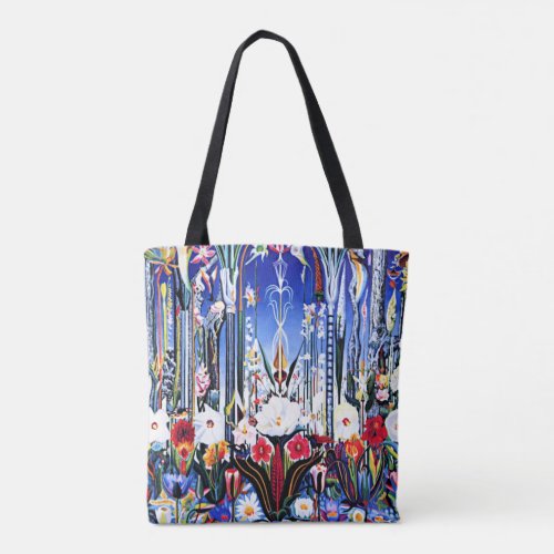 Joseph Stella artwork _ Flowers Italy  Tote Bag