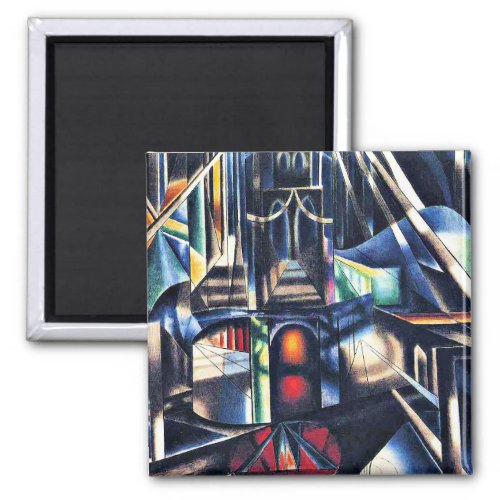 Joseph Stella _ Old Brooklyn Bridge Magnet