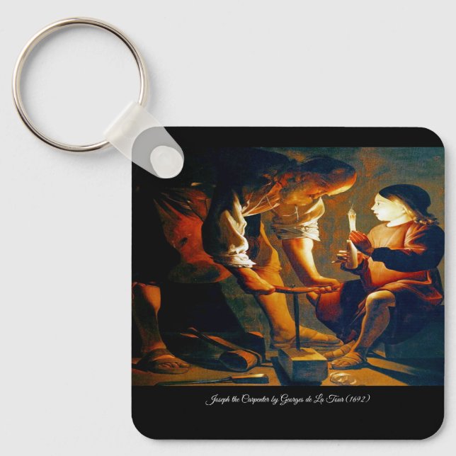 Joseph the Carpenter Keychain (Front)