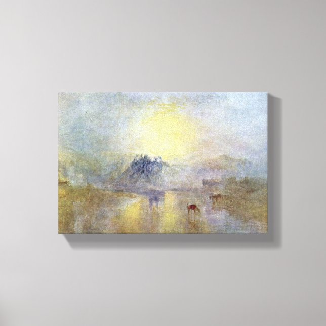 Joseph William Turner - Norham Castle at sunrise Canvas Print (Front)