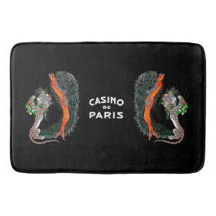Josephine Baker Cheetah Jazz Age Bath Mat