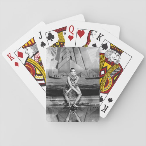 Josephine Baker in Paris Playing Cards