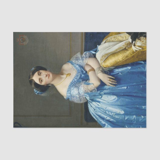 Josephine Eleonore Marie by Jean Auguste Ingres Tissue Paper (Front)