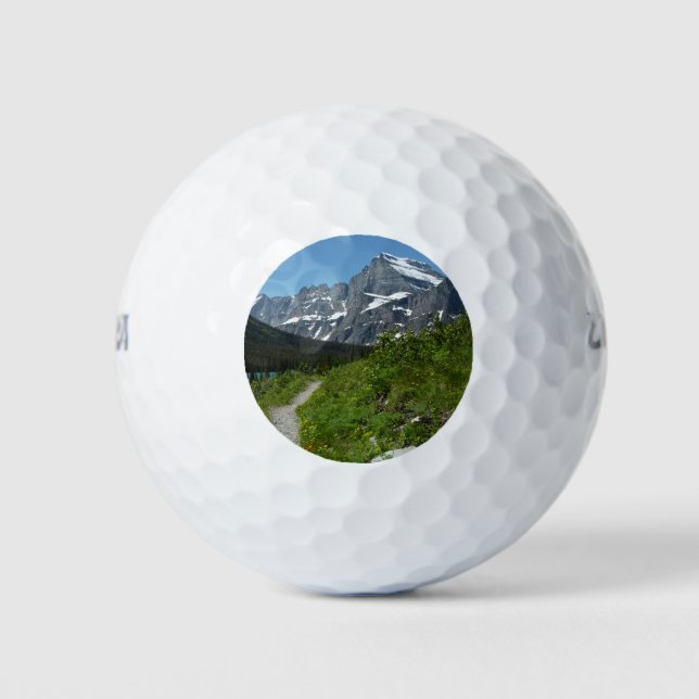Josephine Lake Trail with Mount Guild at Glacier Golf Balls (Front)