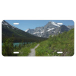 Josephine Lake Trail with Mount Guild at Glacier License Plate