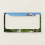 Josephine Lake Trail with Mount Guild at Glacier License Plate Frame