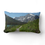 Josephine Lake Trail with Mount Guild at Glacier Lumbar Pillow