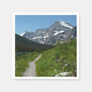 Josephine Lake Trail with Mount Guild at Glacier Napkins