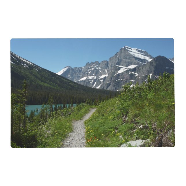 Josephine Lake Trail with Mount Guild at Glacier Placemat (Front)
