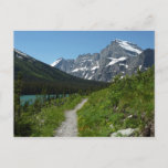 Josephine Lake Trail with Mount Guild at Glacier Postcard
