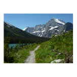 Josephine Lake Trail with Mount Guild at Glacier Poster