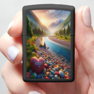 Joseph's River Valley Sunset Zippo Lighter