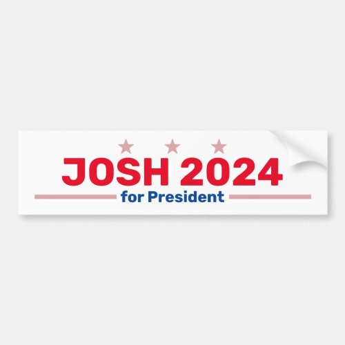 Josh 2024 bumper sticker