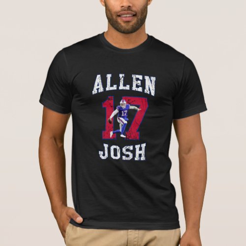 Josh Allen American Football Player T_Shirt