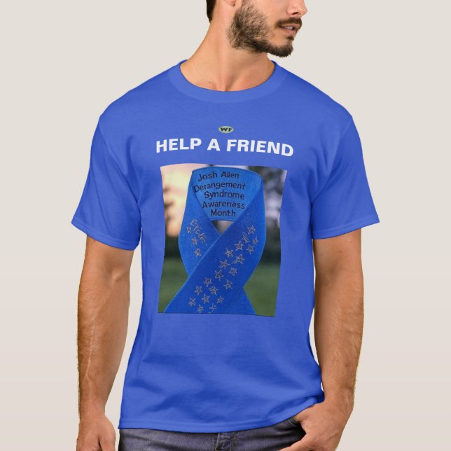 Josh Allen Derangement Syndrome Awareness Month T-Shirt (Front)