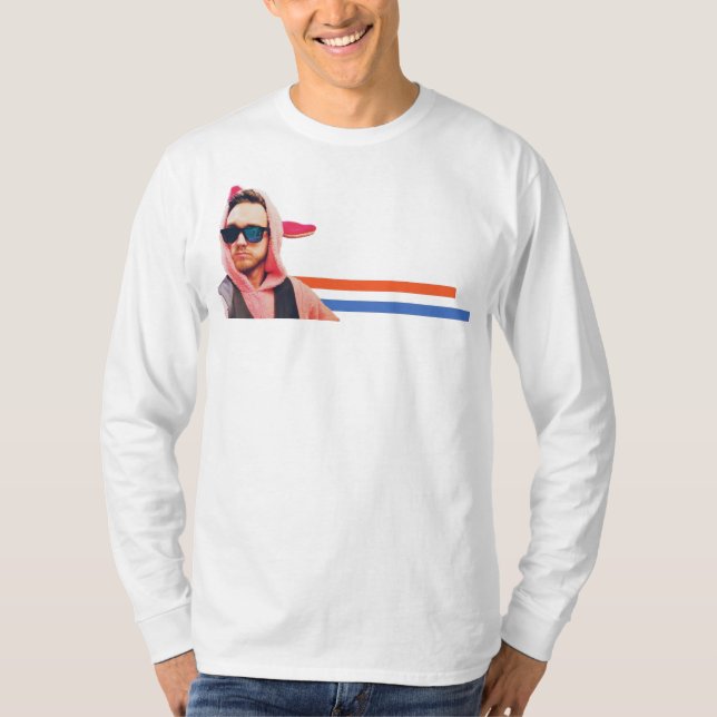 JOSH Bunny Stripes Long Sleeve T-Shirt (Front)