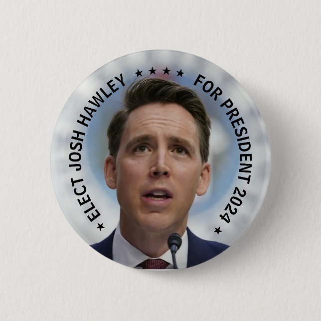 Josh Hawley 2024 Button (Front)